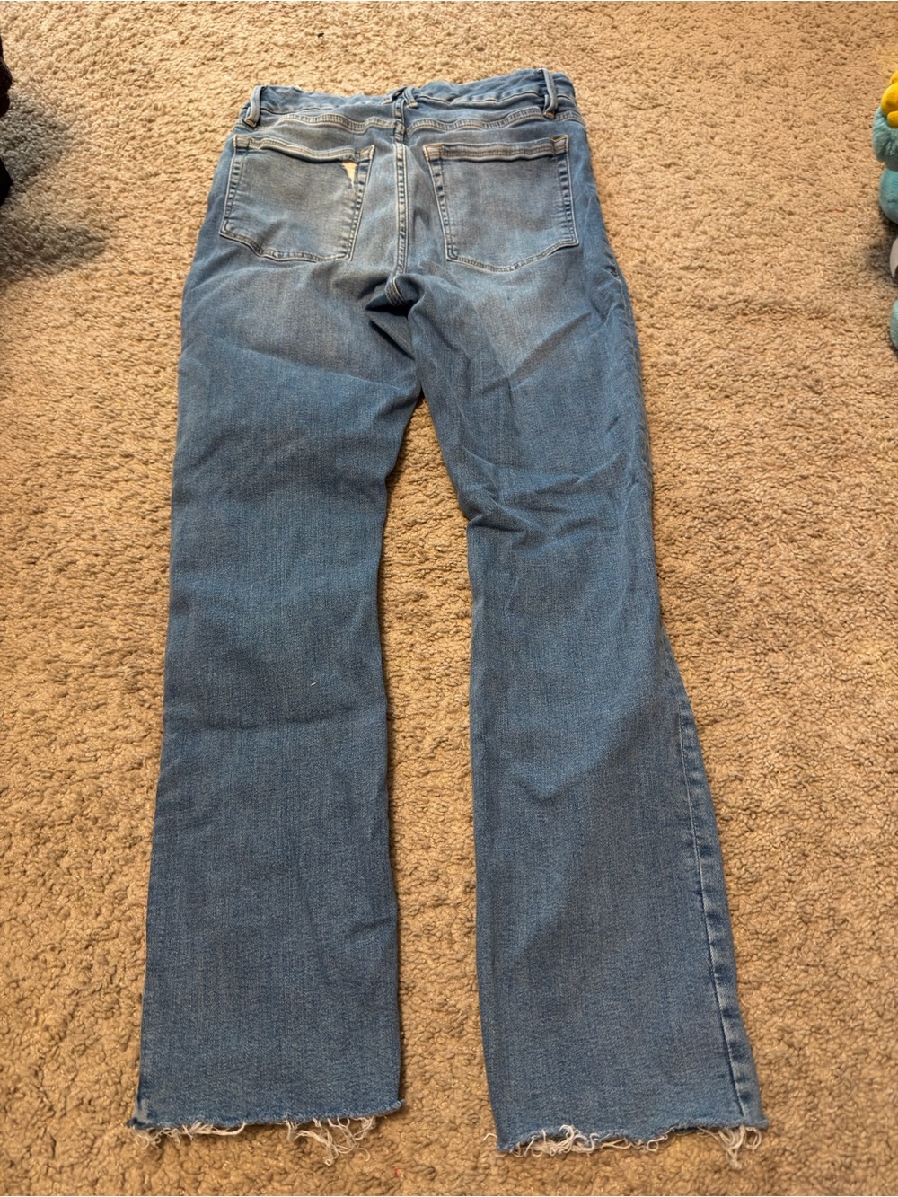 Good American Light Blue Flare Jeans